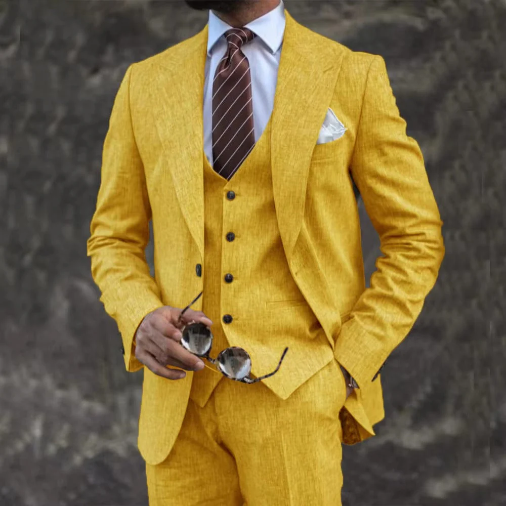 Eleganter 3-teiliger Herrenanzug mit Blazer, Weste und Hose - Thilo - Image 10