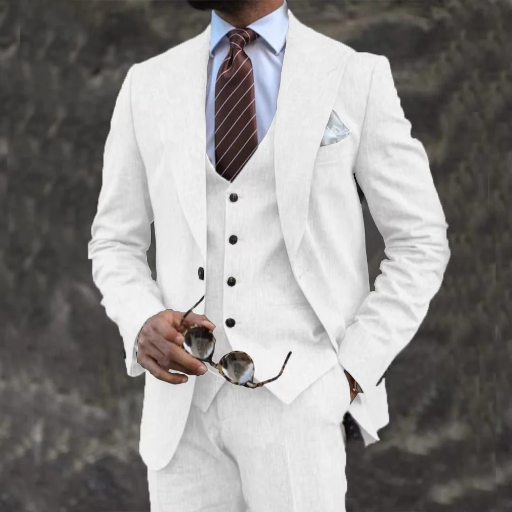 Eleganter 3-teiliger Herrenanzug mit Blazer, Weste und Hose - Thilo - Image 9