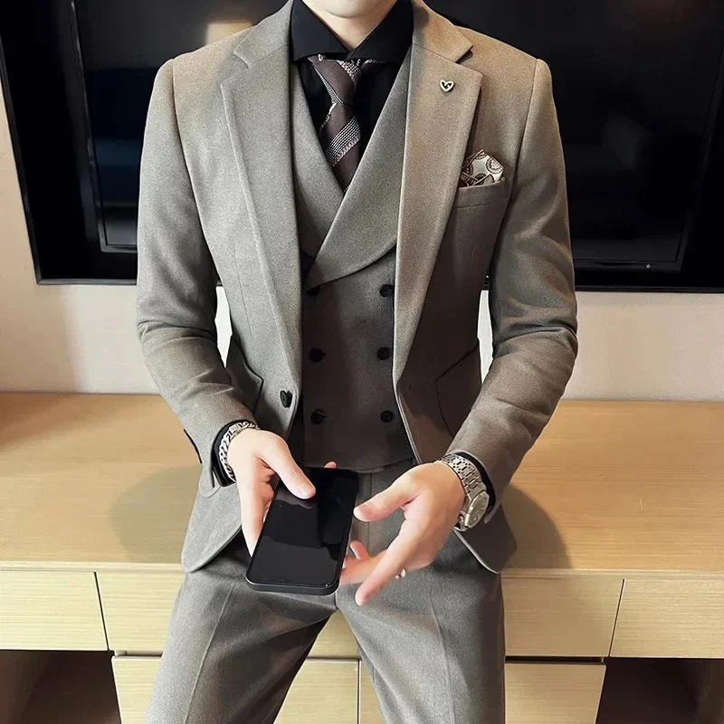 Eleganter 3-teiliger Hochzeitsgast-Anzug für Herren | mit Weste - Image 5