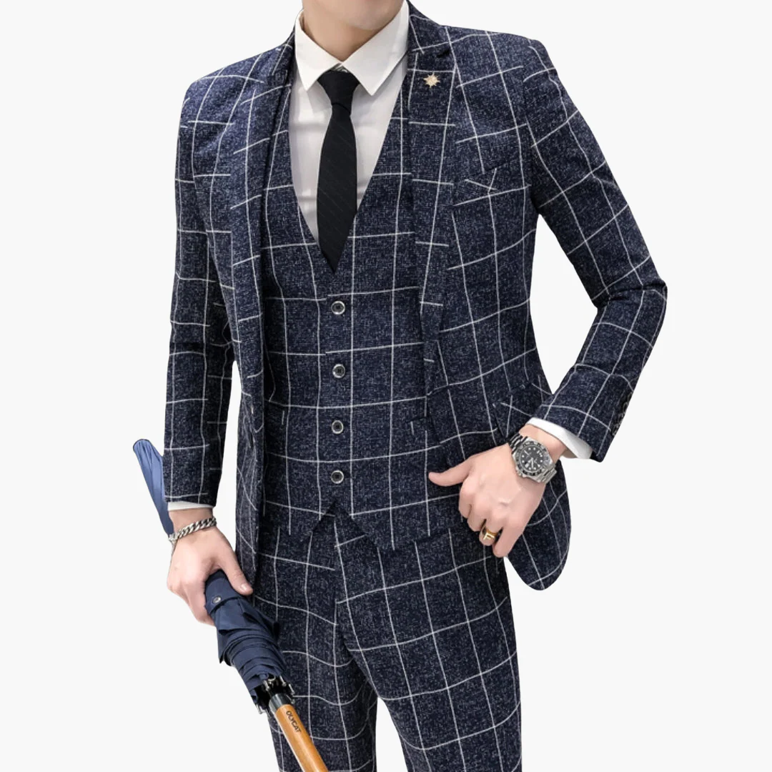 Eleganter Anzug - Herren 3-teilig für Hochzeit & Events - Image 2