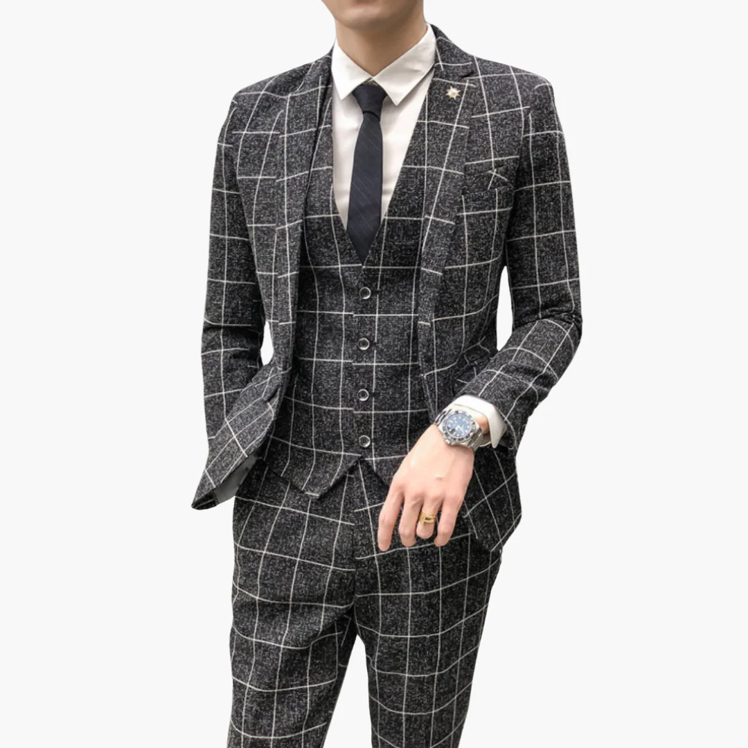 Eleganter Anzug - Herren 3-teilig für Hochzeit & Events - Image 4