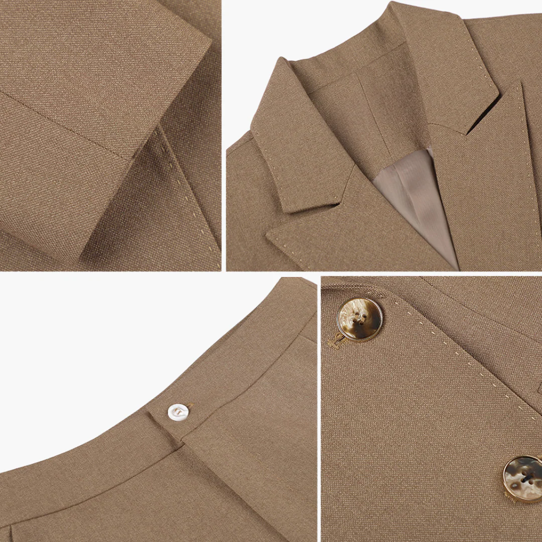Eleganter Blazer Zweiteiler für Damen - Blazer und Hose - Image 2
