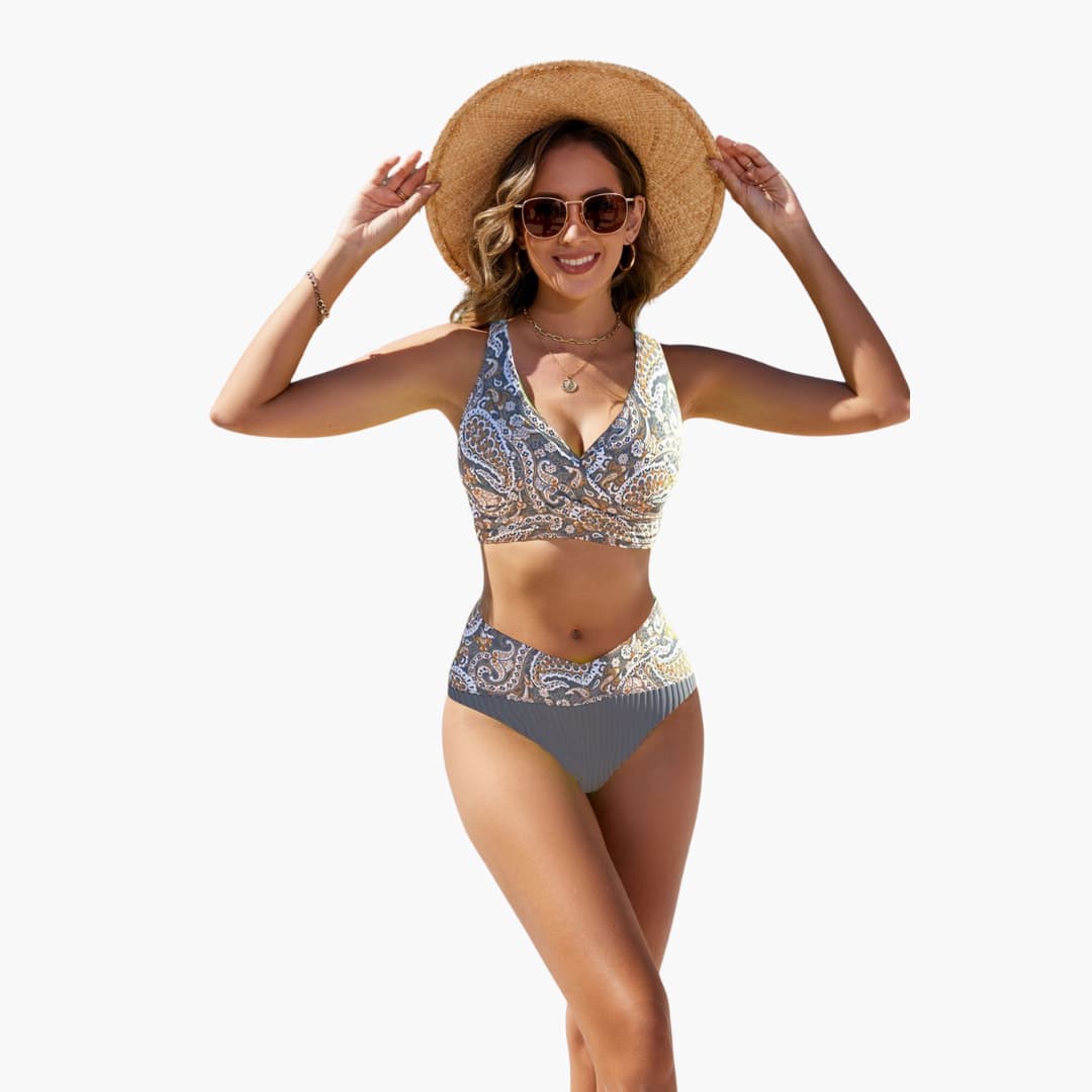 Eleganter Crossover-Bikini - Damen Zweiteiler für den Sommer - Image 3