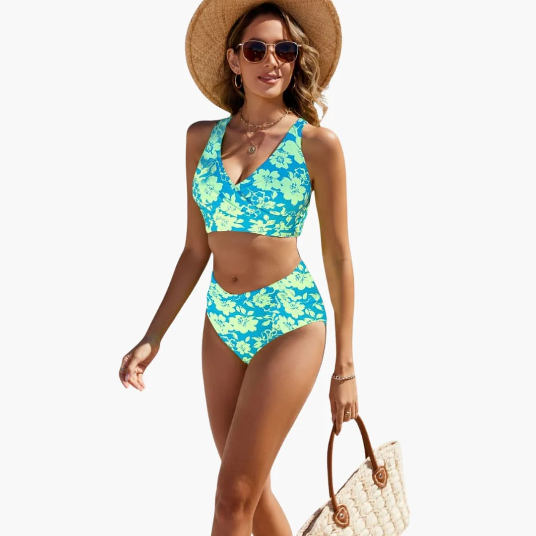Eleganter Crossover-Bikini - Damen Zweiteiler für den Sommer - Image 7