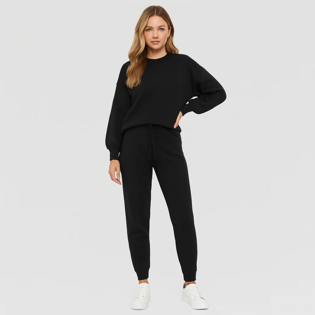 Eleganter Damen-Trainingsanzug – Stilvolles Loungewear-Set für Zuhause oder Freizeit - Image 3