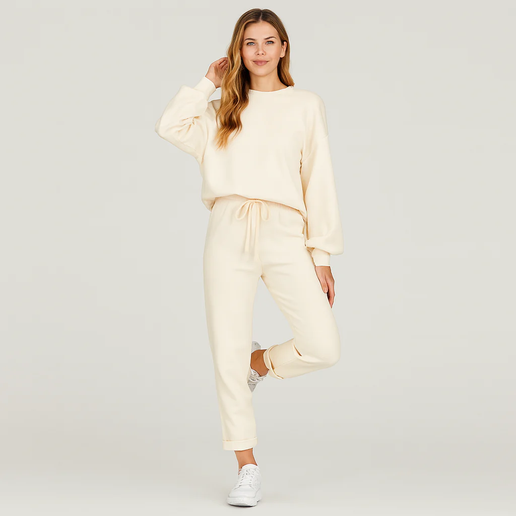 Eleganter Damen-Trainingsanzug – Stilvolles Loungewear-Set für Zuhause oder Freizeit - Image 4