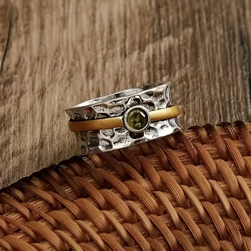 Eleganter grüner Zirkonia-Ring - Image 3