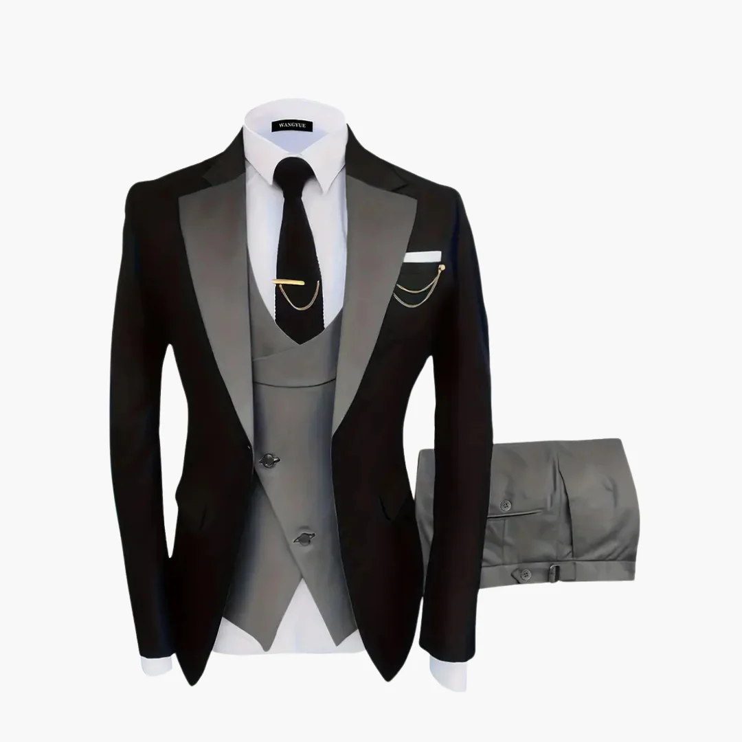 Eleganter Hochzeitsanzug - Herren 3-teilig für festliche Gäste - Image 4