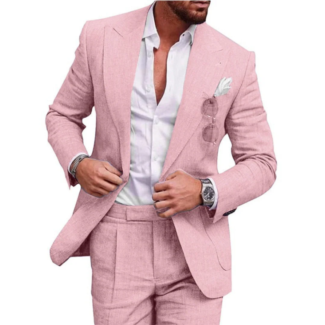 Eleganter Hochzeitsgastanzug Für Herren | Tailliert - Image 6