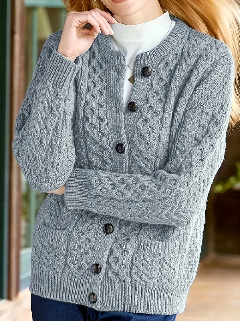 ELEGANTER KABELSTRICK-CARDIGAN | STILVOLL, KOMFORTABEL, VIELSEITIG - Image 11
