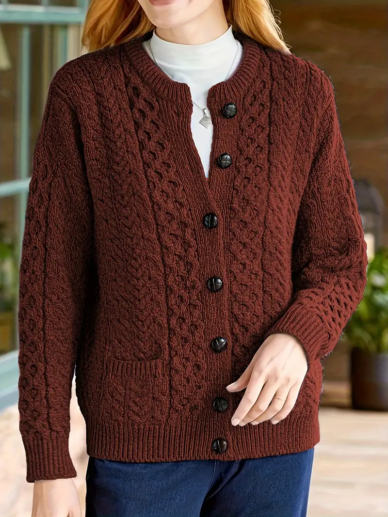 ELEGANTER KABELSTRICK-CARDIGAN | STILVOLL, KOMFORTABEL, VIELSEITIG - Image 13