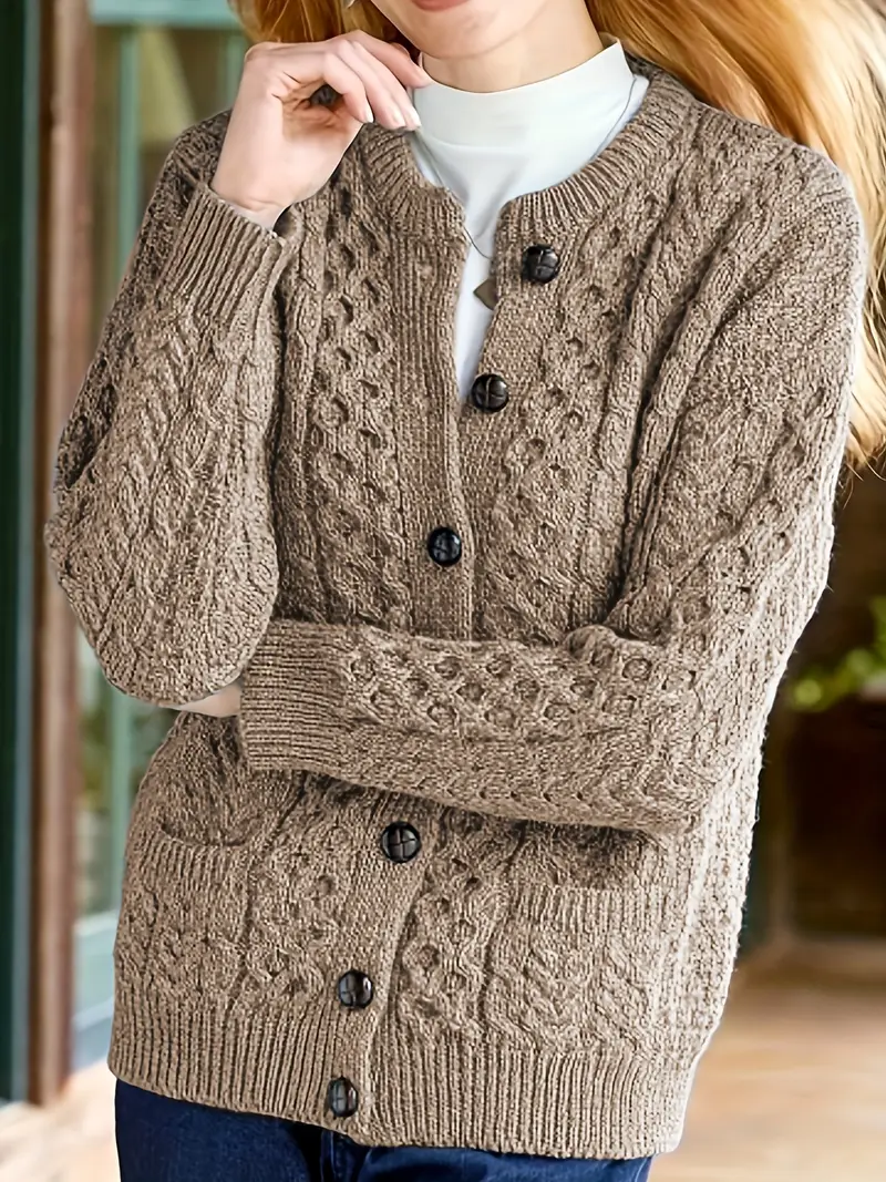 ELEGANTER KABELSTRICK-CARDIGAN | STILVOLL, KOMFORTABEL, VIELSEITIG - Image 3