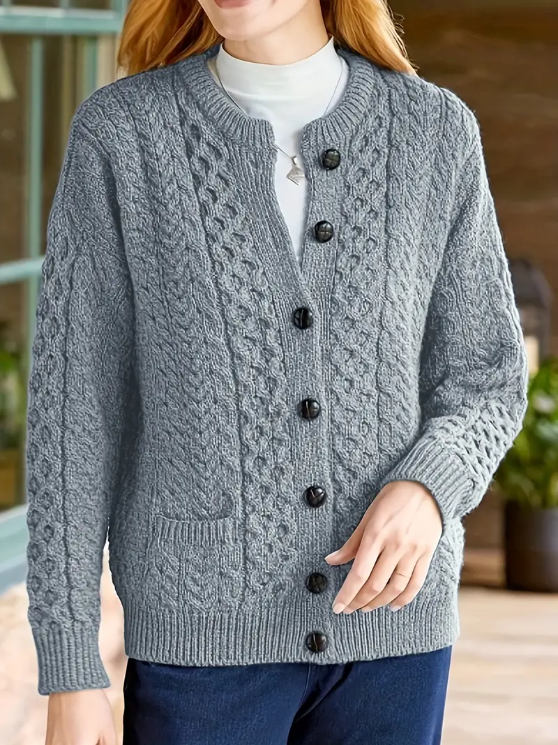 ELEGANTER KABELSTRICK-CARDIGAN | STILVOLL, KOMFORTABEL, VIELSEITIG - Image 4