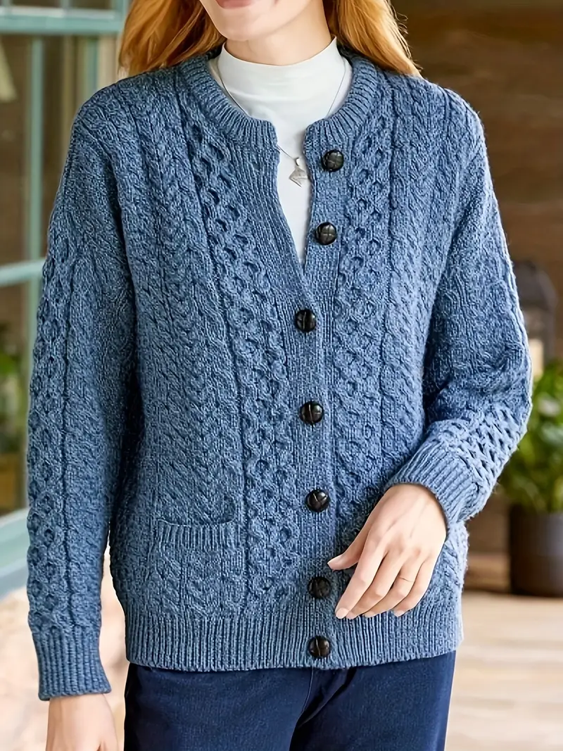 ELEGANTER KABELSTRICK-CARDIGAN | STILVOLL, KOMFORTABEL, VIELSEITIG - Image 8