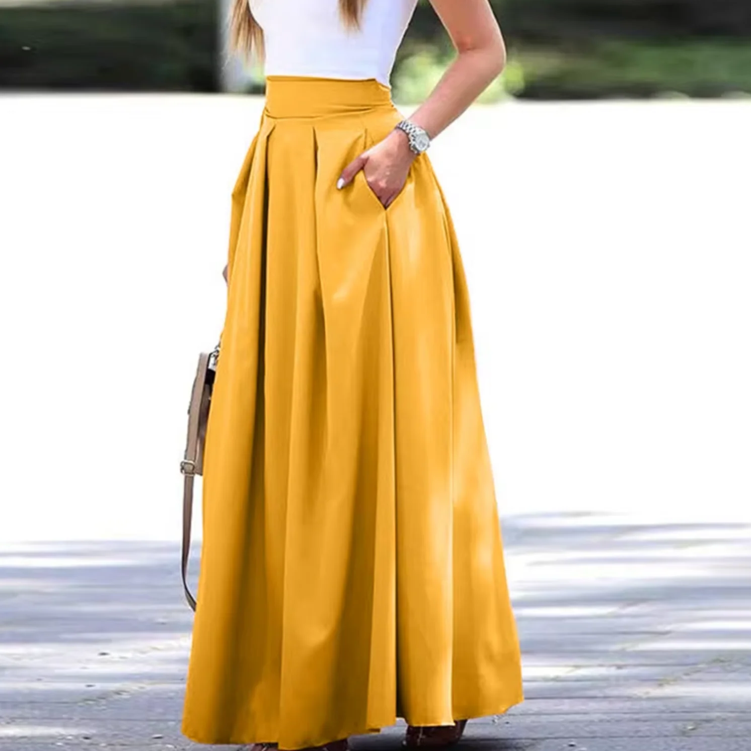Eleganter langer Sommerrock - Anthea - Image 4