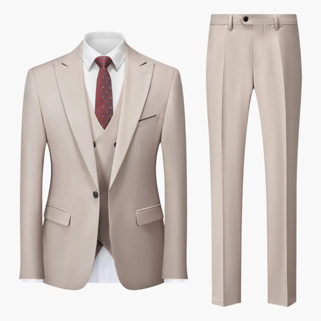 Eleganter Slim Fit Anzug - Herren 3-teilig für Business - Image 10