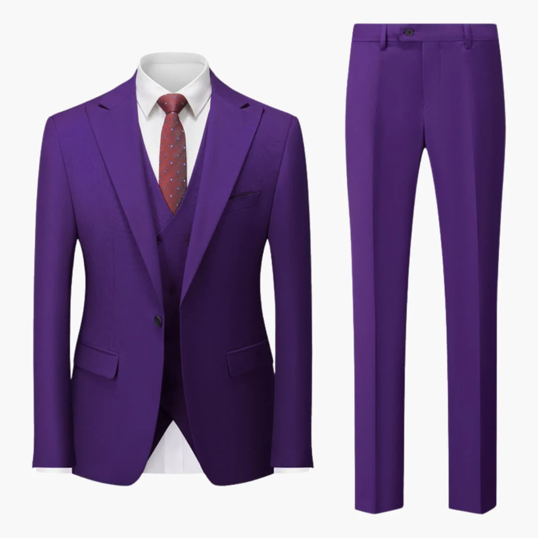 Eleganter Slim Fit Anzug - Herren 3-teilig für Business - Image 12