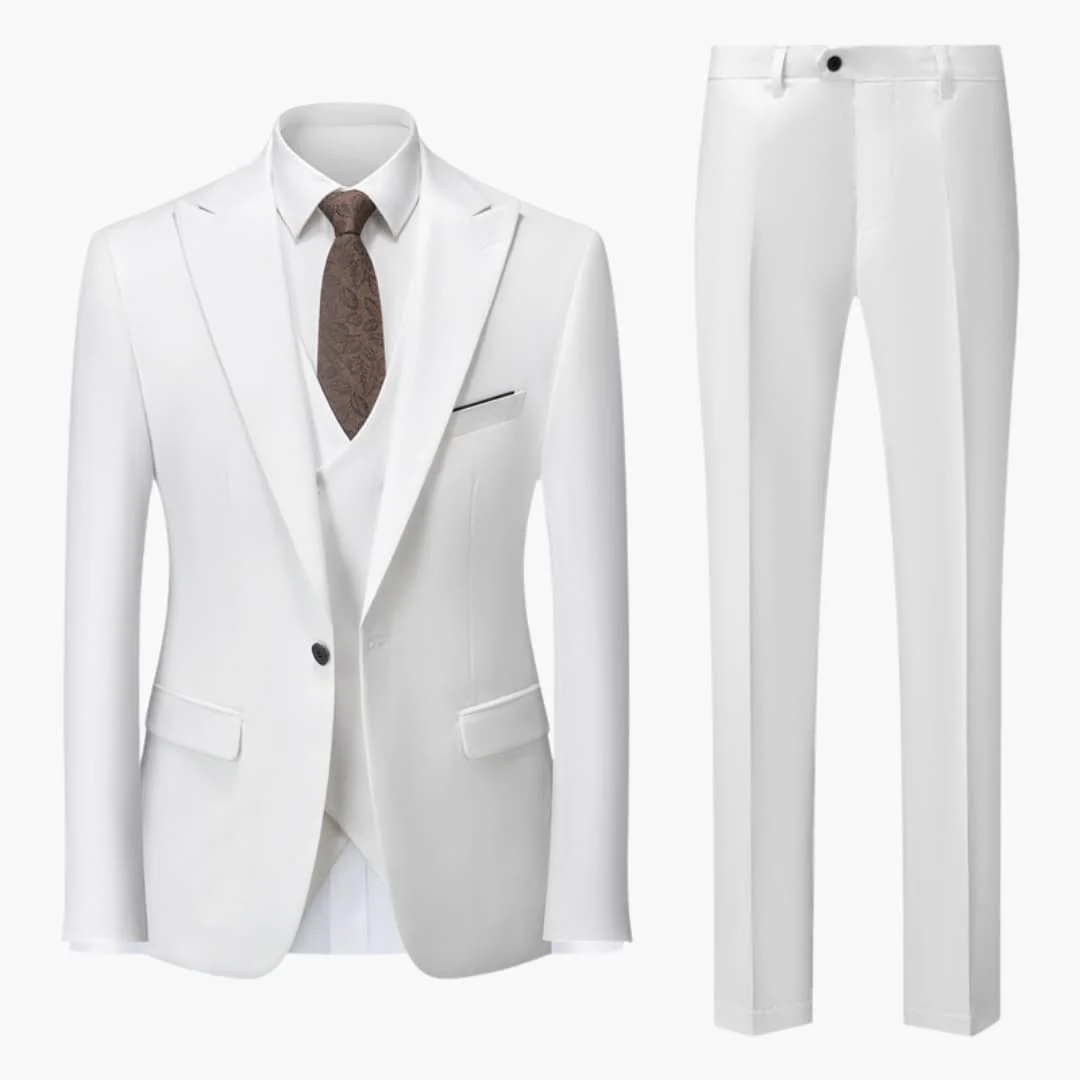 Eleganter Slim Fit Anzug - Herren 3-teilig für Business - Image 14