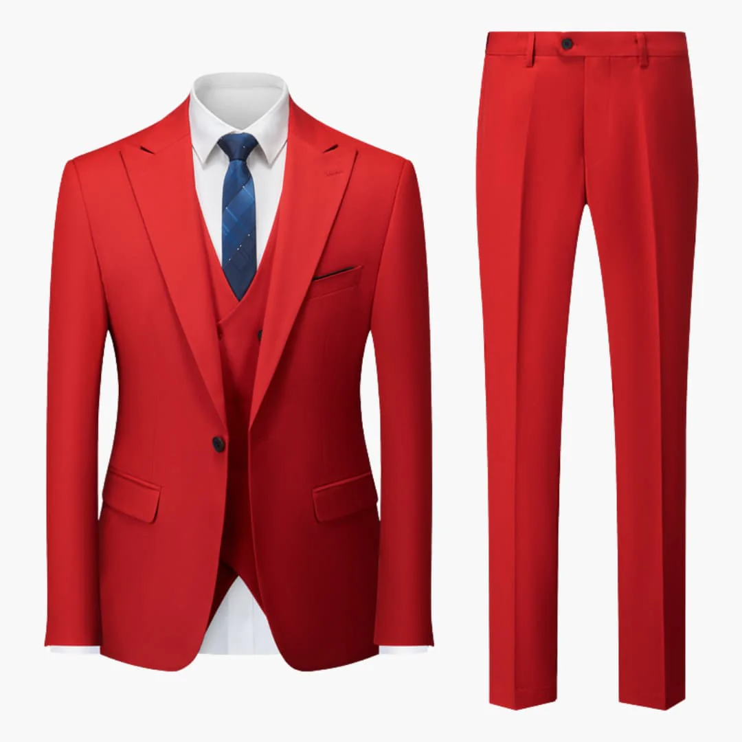 Eleganter Slim Fit Anzug - Herren 3-teilig für Business - Image 2