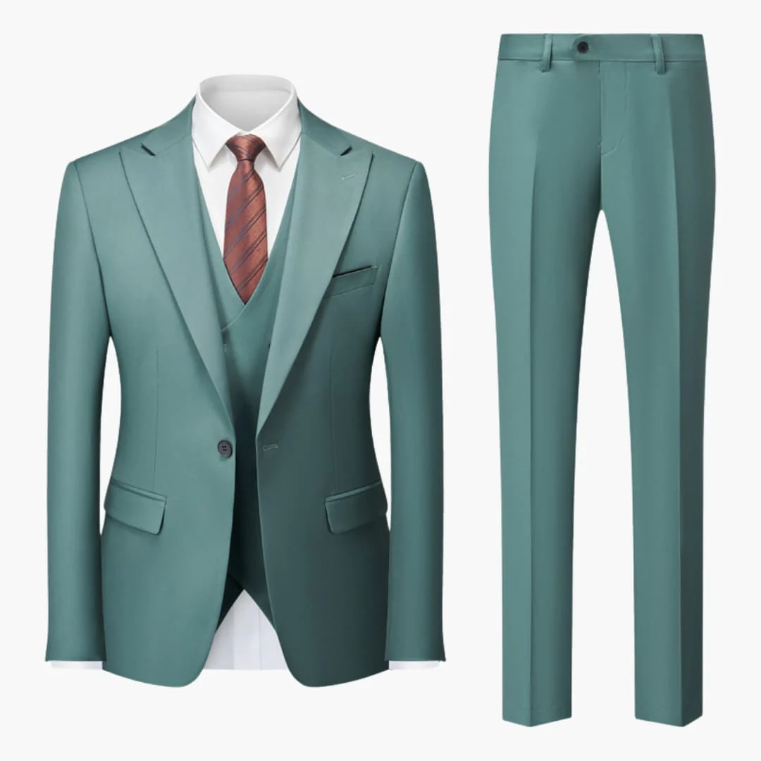 Eleganter Slim Fit Anzug - Herren 3-teilig für Business - Image 7