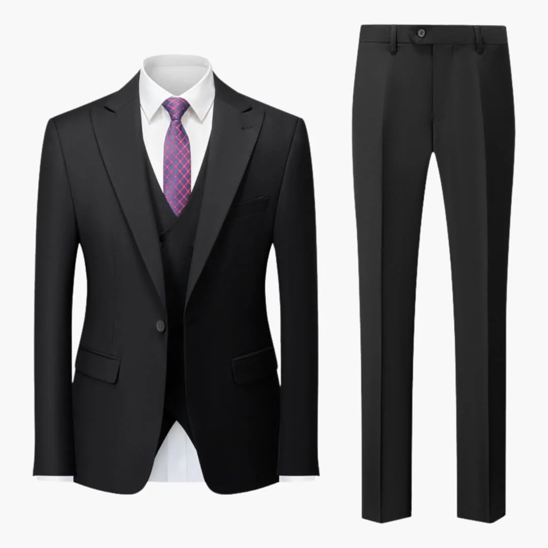 Eleganter Slim Fit Anzug - Herren 3-teilig für Business - Image 8