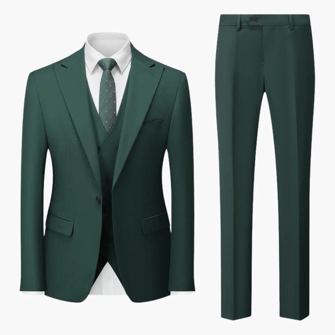 Eleganter Slim Fit Anzug - Herren 3-teilig für Business - Image 9
