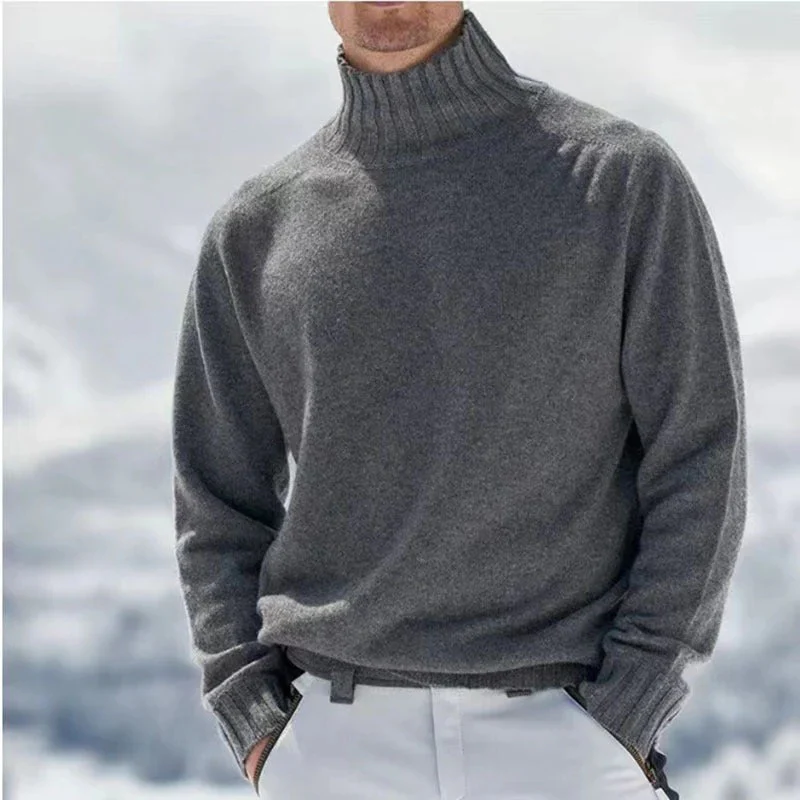 Eleganter warmer Pullover für Herren | Rollkragen - Image 5