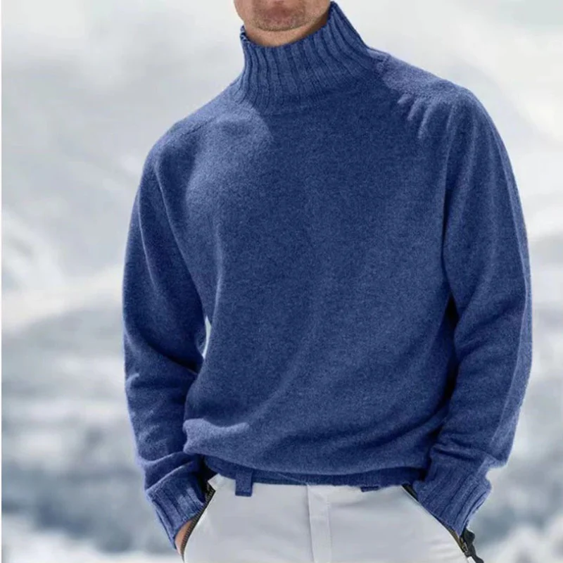 Eleganter warmer Pullover für Herren | Rollkragen - Image 6