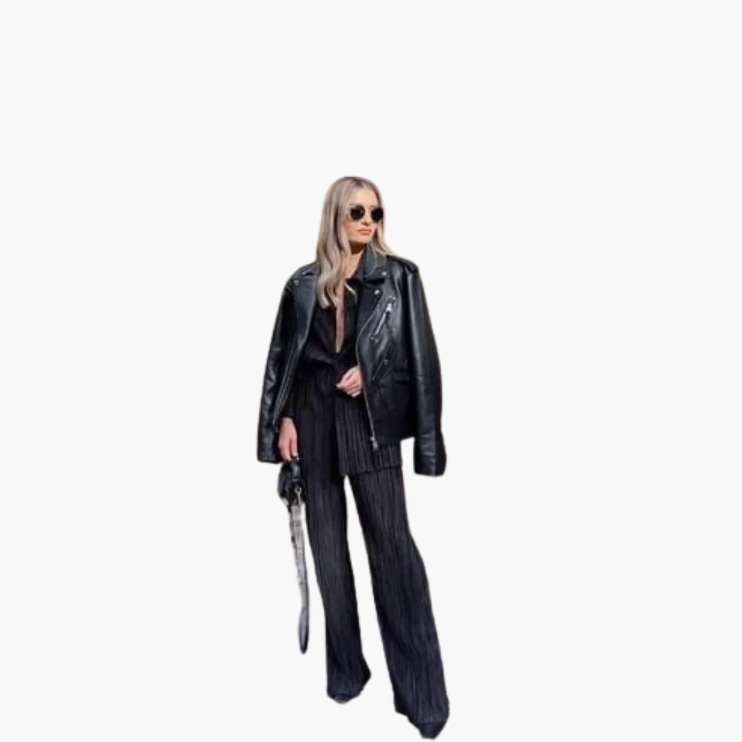 Eleganter Zweiteiler mit Plissee – Damen Sommer Outfit - Image 4