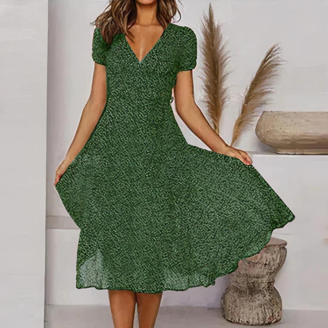 Elegantes A-Linien Sommerkleid für Frauen - Sofie - Image 4