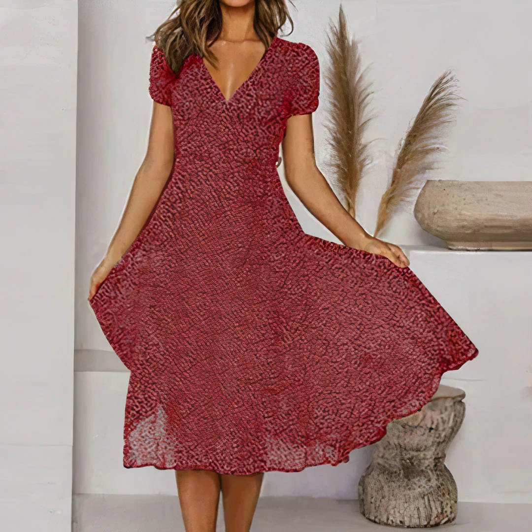 Elegantes A-Linien Sommerkleid für Frauen - Sofie - Image 6