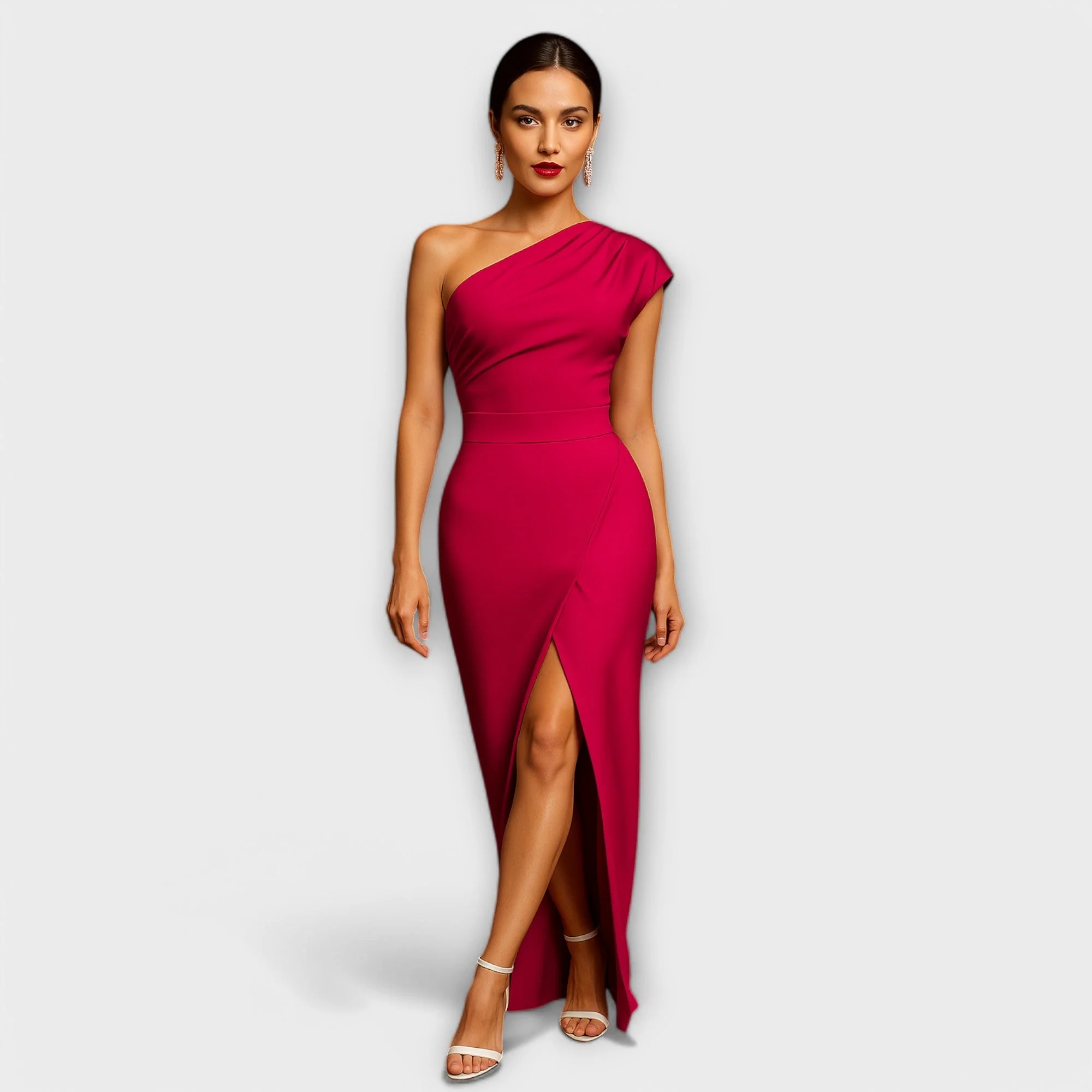 Elegantes Asymmetrisches Abendkleid - Image 3