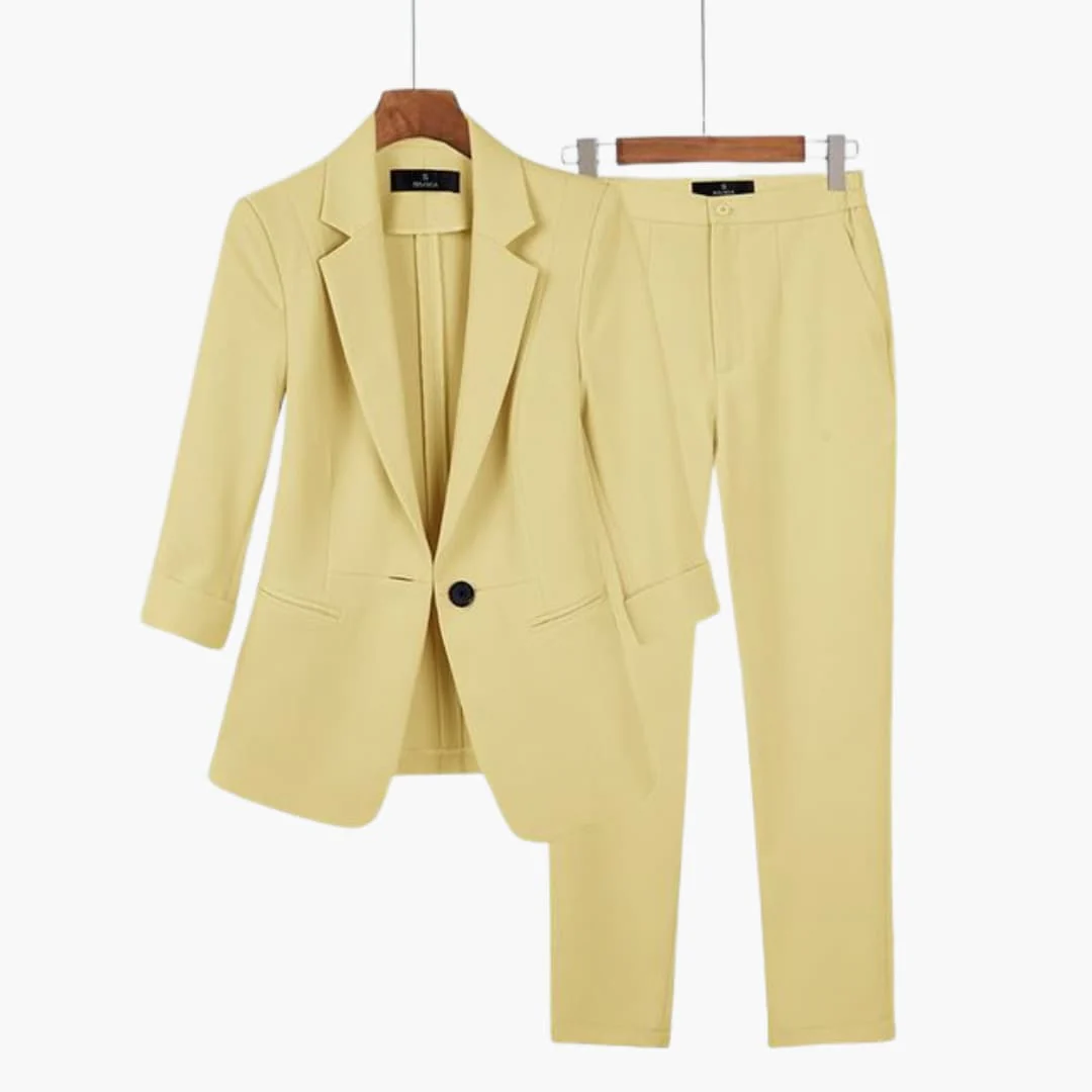 Elegantes Blazer- und Hosen-Set für Frauen - Perfekter Anzug - Image 4