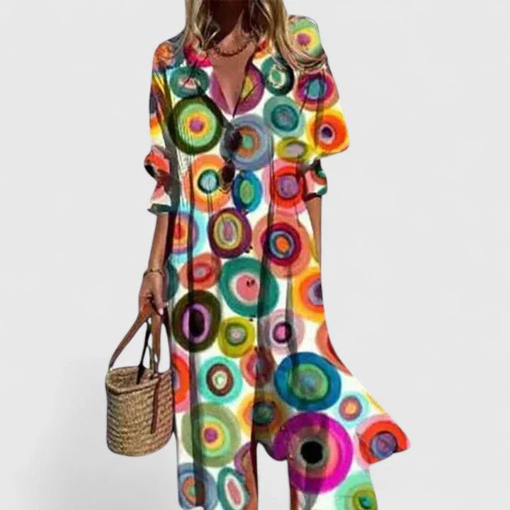 Elegantes Boho-Kleid für Frauen – Sommerliches Maxi-Kleid für jeden Anlass - Image 7