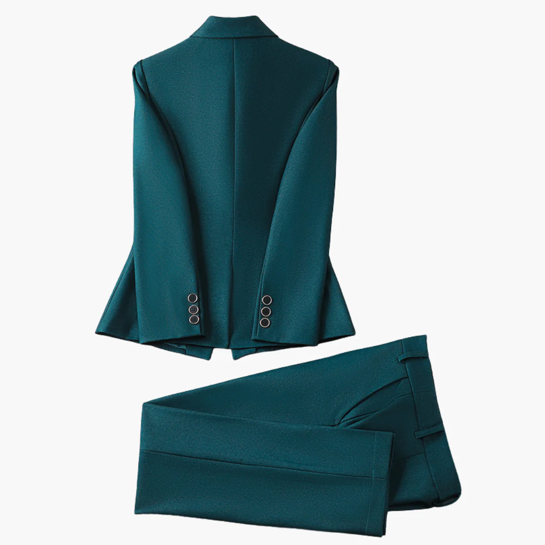 Elegantes Damen Blazer-Ensemble mit Hose - Klassisches Design - Image 2