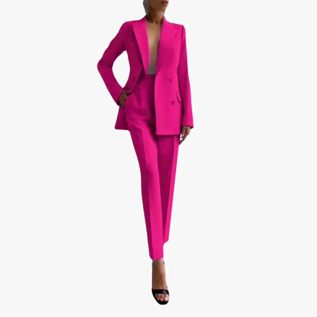 Elegantes Damen Blazer-Ensemble - Taillierter Schnitt mit Hose - Image 10