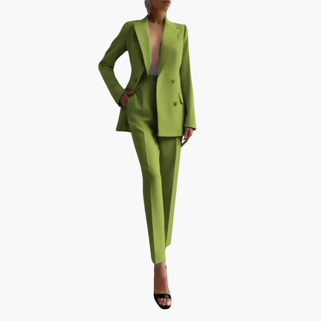 Elegantes Damen Blazer-Ensemble - Taillierter Schnitt mit Hose - Image 11