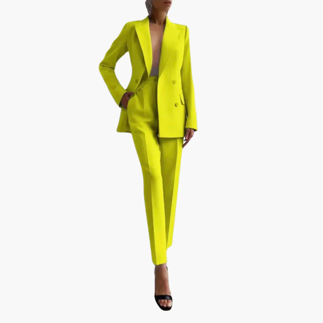 Elegantes Damen Blazer-Ensemble - Taillierter Schnitt mit Hose - Image 13