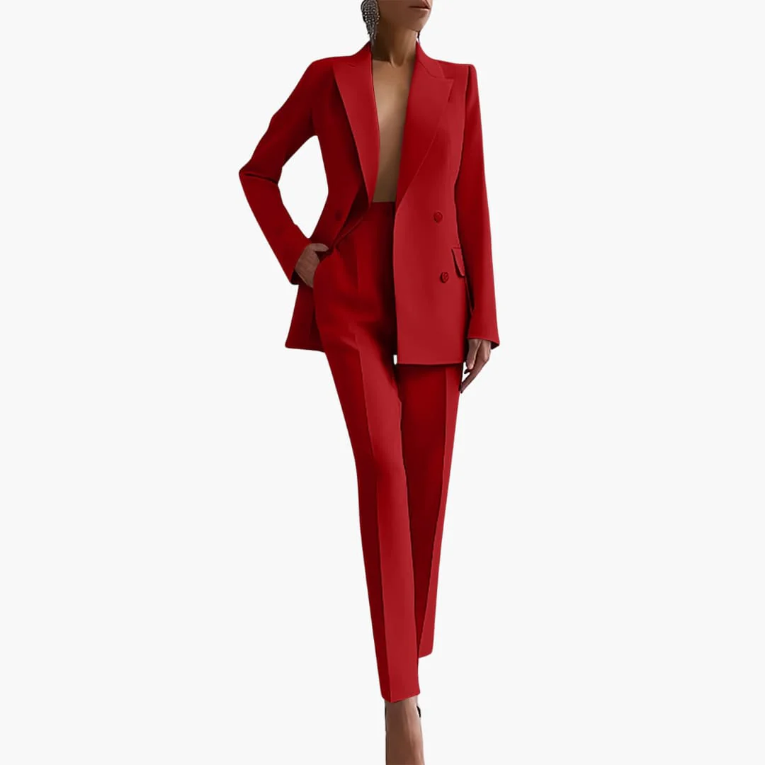 Elegantes Damen Blazer-Ensemble - Taillierter Schnitt mit Hose - Image 4