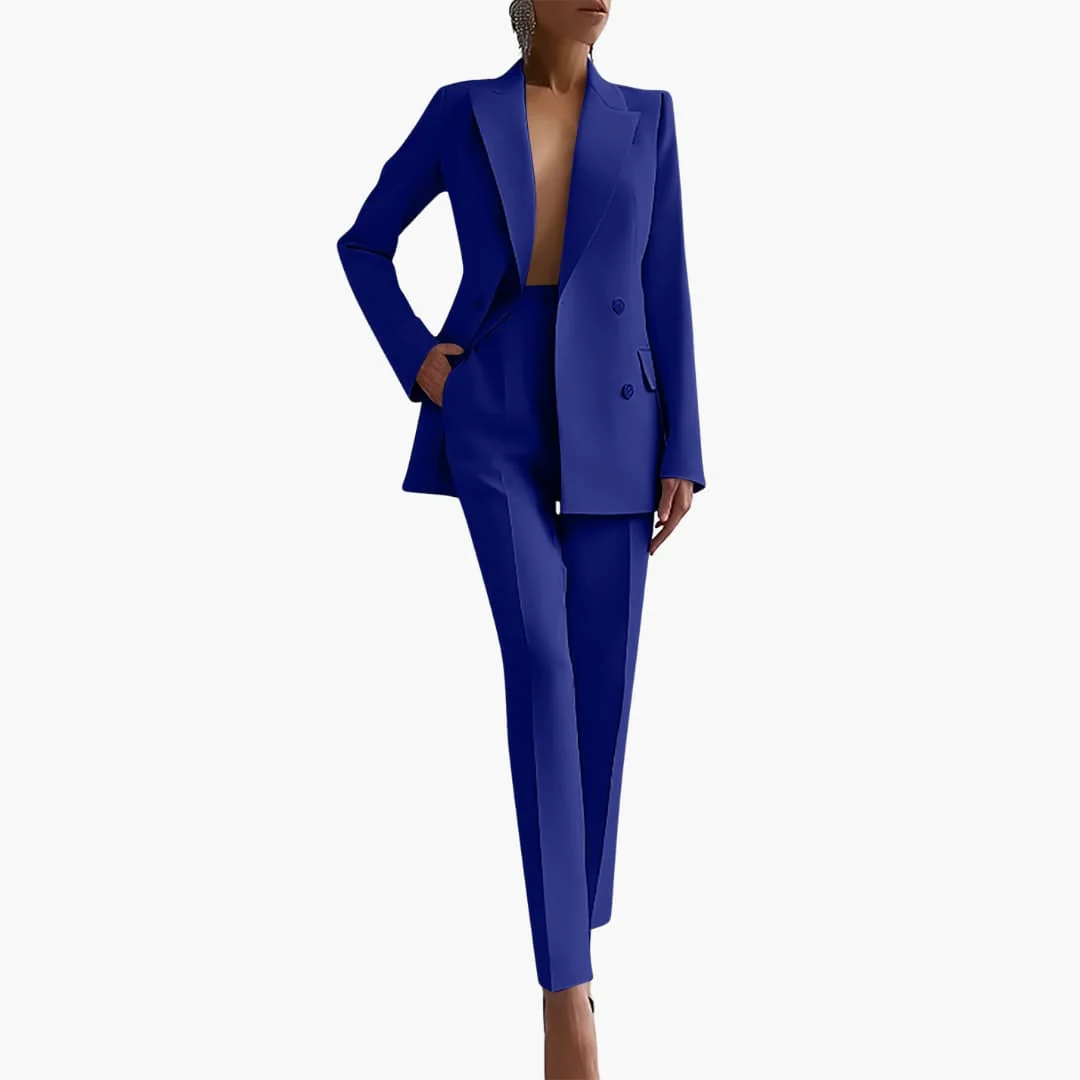 Elegantes Damen Blazer-Ensemble - Taillierter Schnitt mit Hose - Image 5