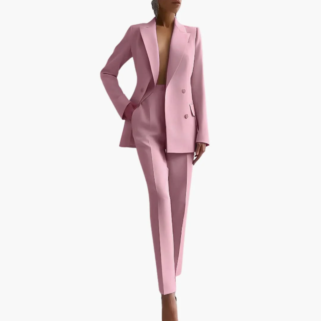 Elegantes Damen Blazer-Ensemble - Taillierter Schnitt mit Hose - Image 7