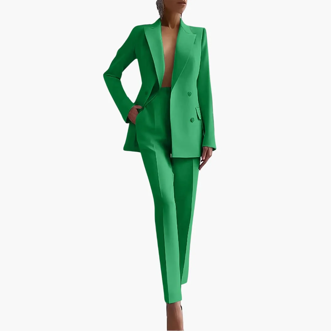 Elegantes Damen Blazer-Ensemble - Taillierter Schnitt mit Hose - Image 8