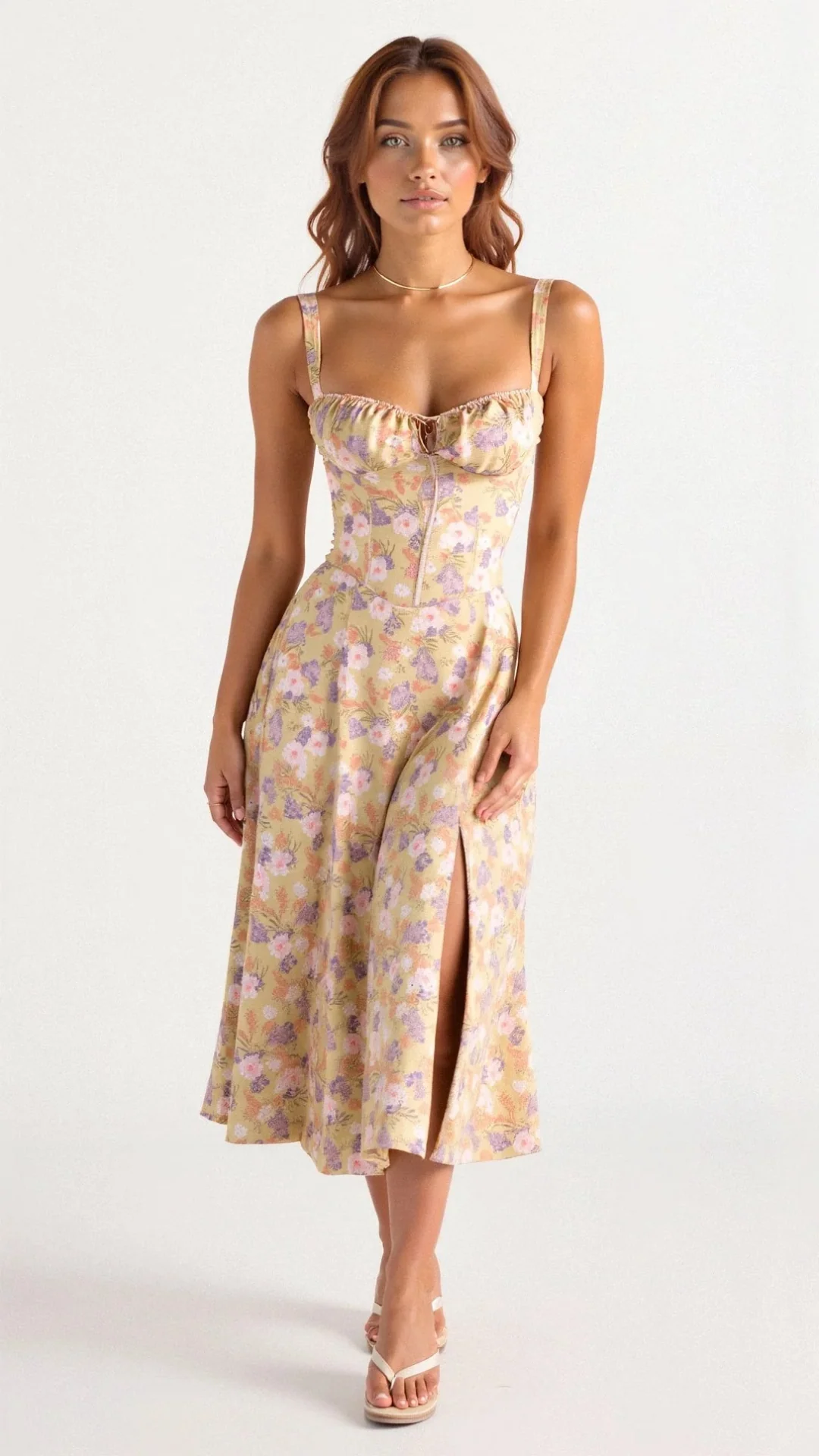 Elegantes Damen Korsett Sommerkleid | Midi - Image 12