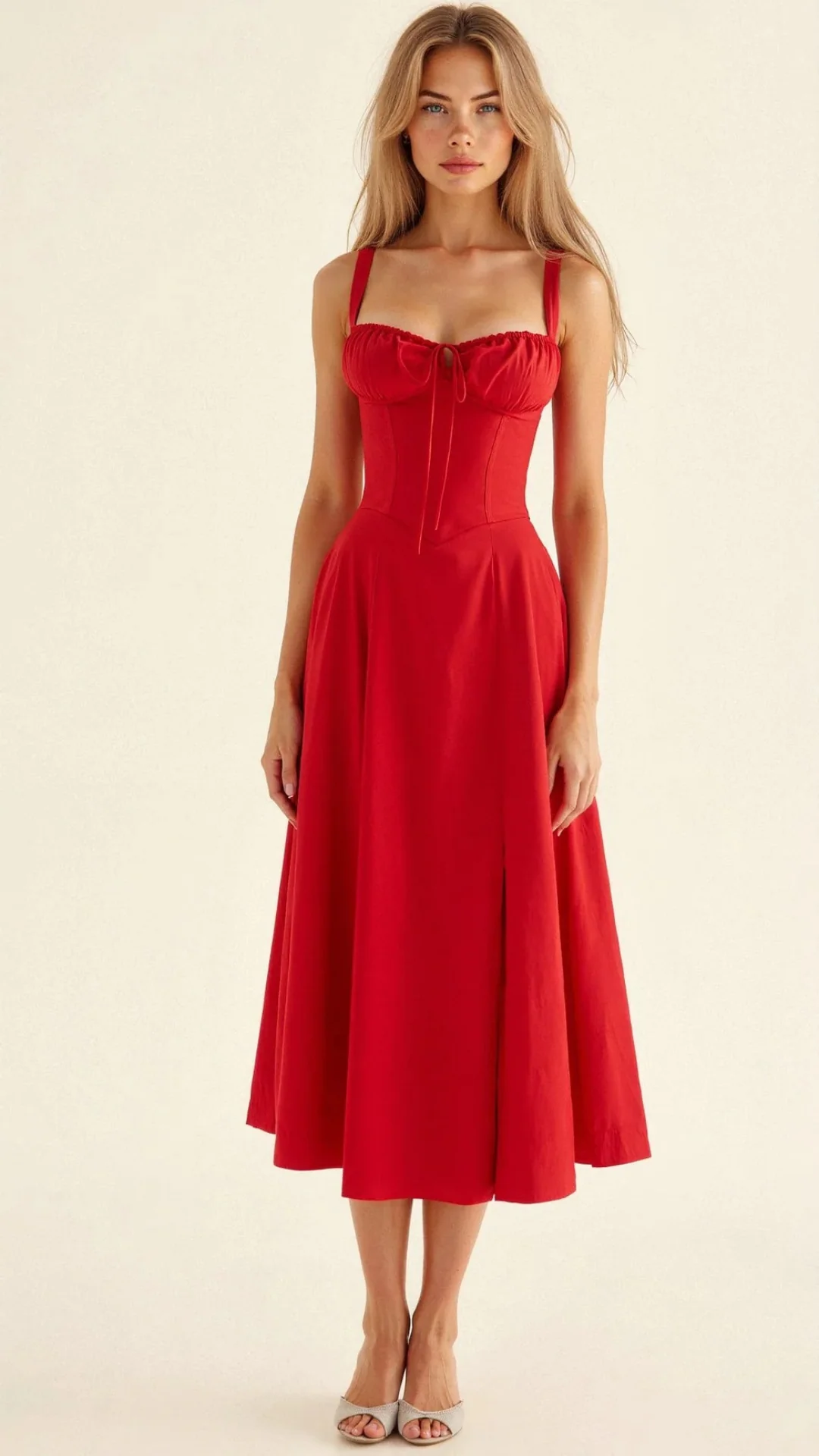 Elegantes Damen Korsett Sommerkleid | Midi - Image 7
