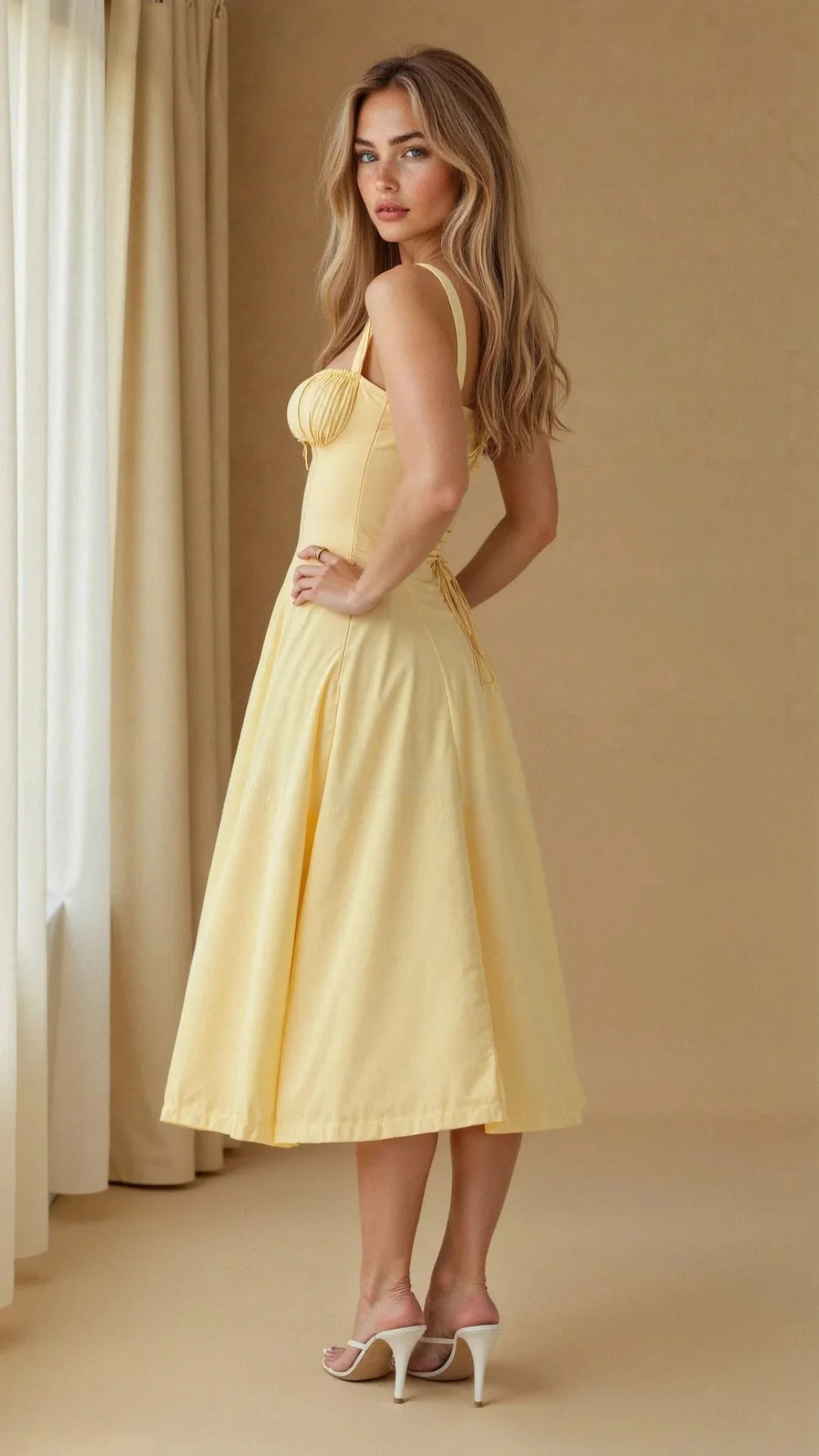 Elegantes Damen Korsett Sommerkleid | Midi - Image 9