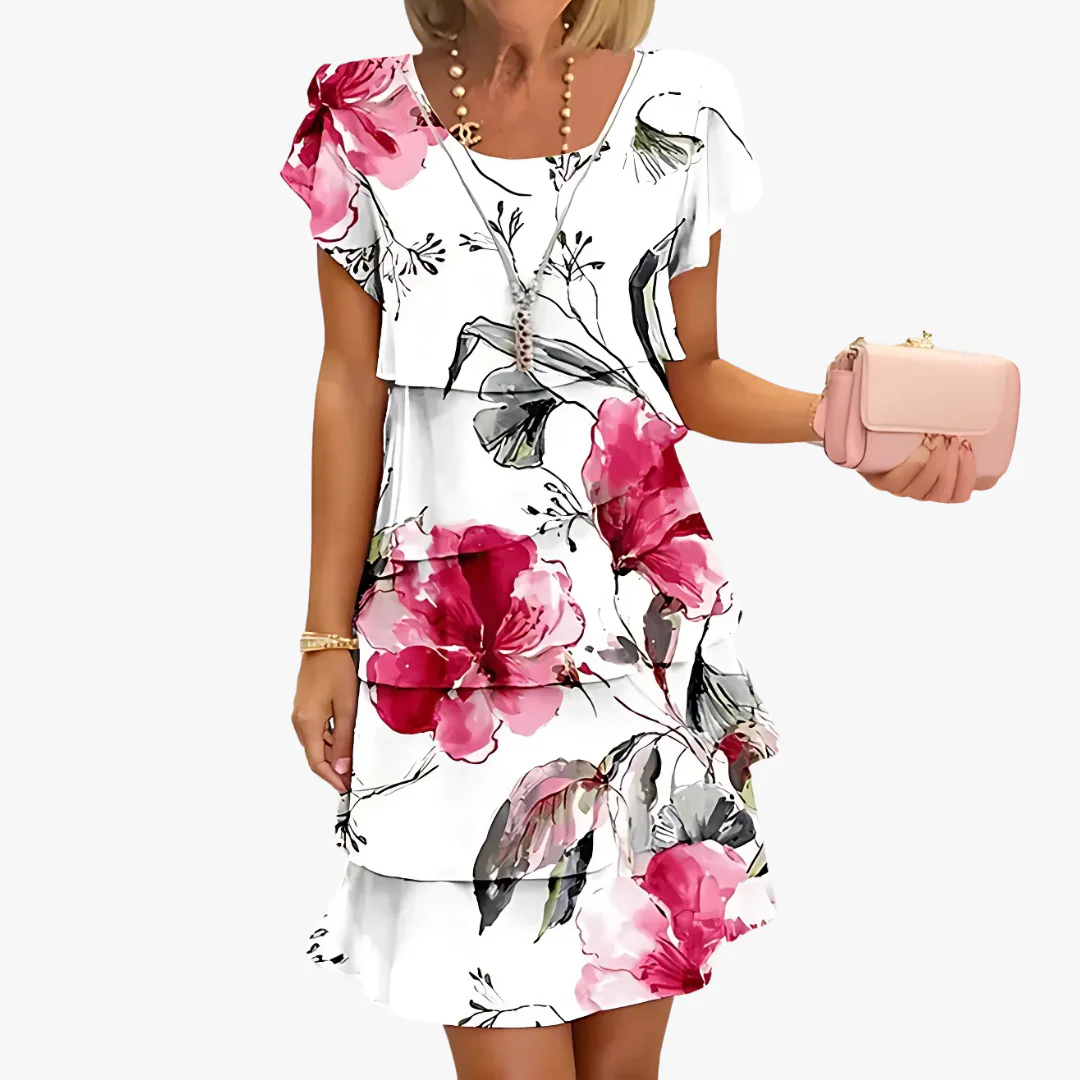 Elegantes Damen Maxikleid mit Blumenmuster - Image 2