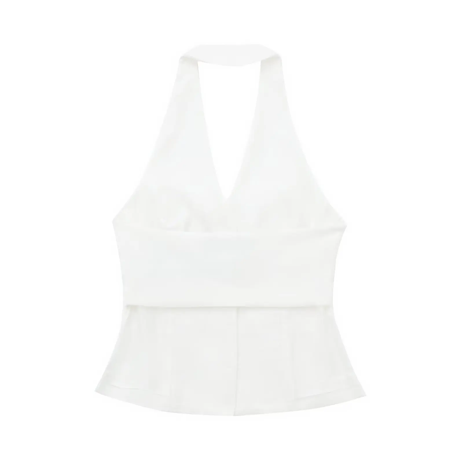 Elegantes Damen Neckholder Set Rückenfrei Slim-Fit Hose - Image 5