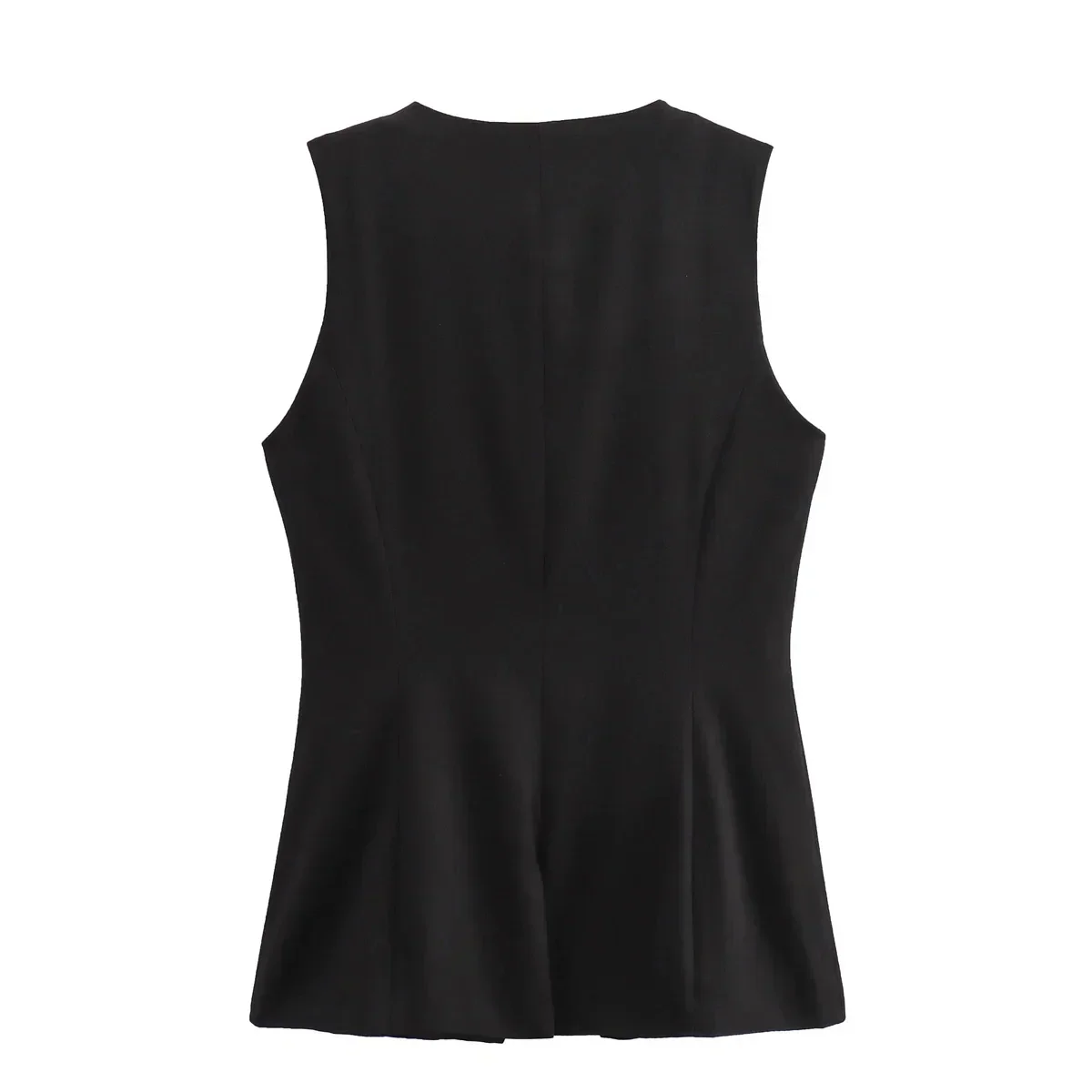 Elegantes Damen Zweiteiler-Set Vintage Kurzarm Knopfleiste - Image 7