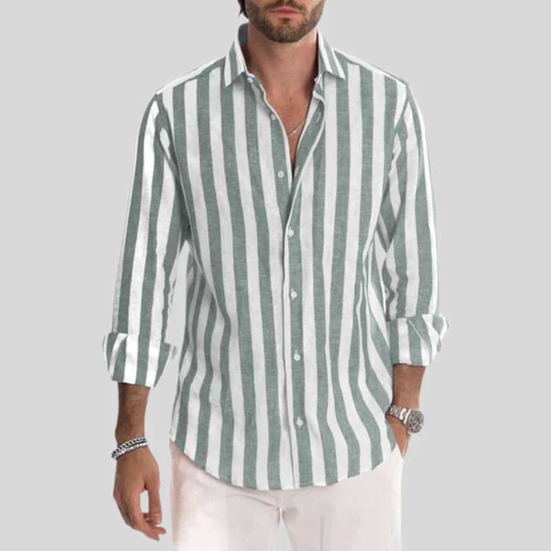 Elegantes gestreiftes Sommerhemd  - Theophil - Image 5