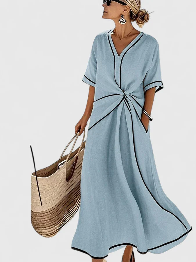 Elegantes Kleid Damen für den Sommer - Bequem und Vielseitig, Ideal für Jede Gelegenheit - Image 3